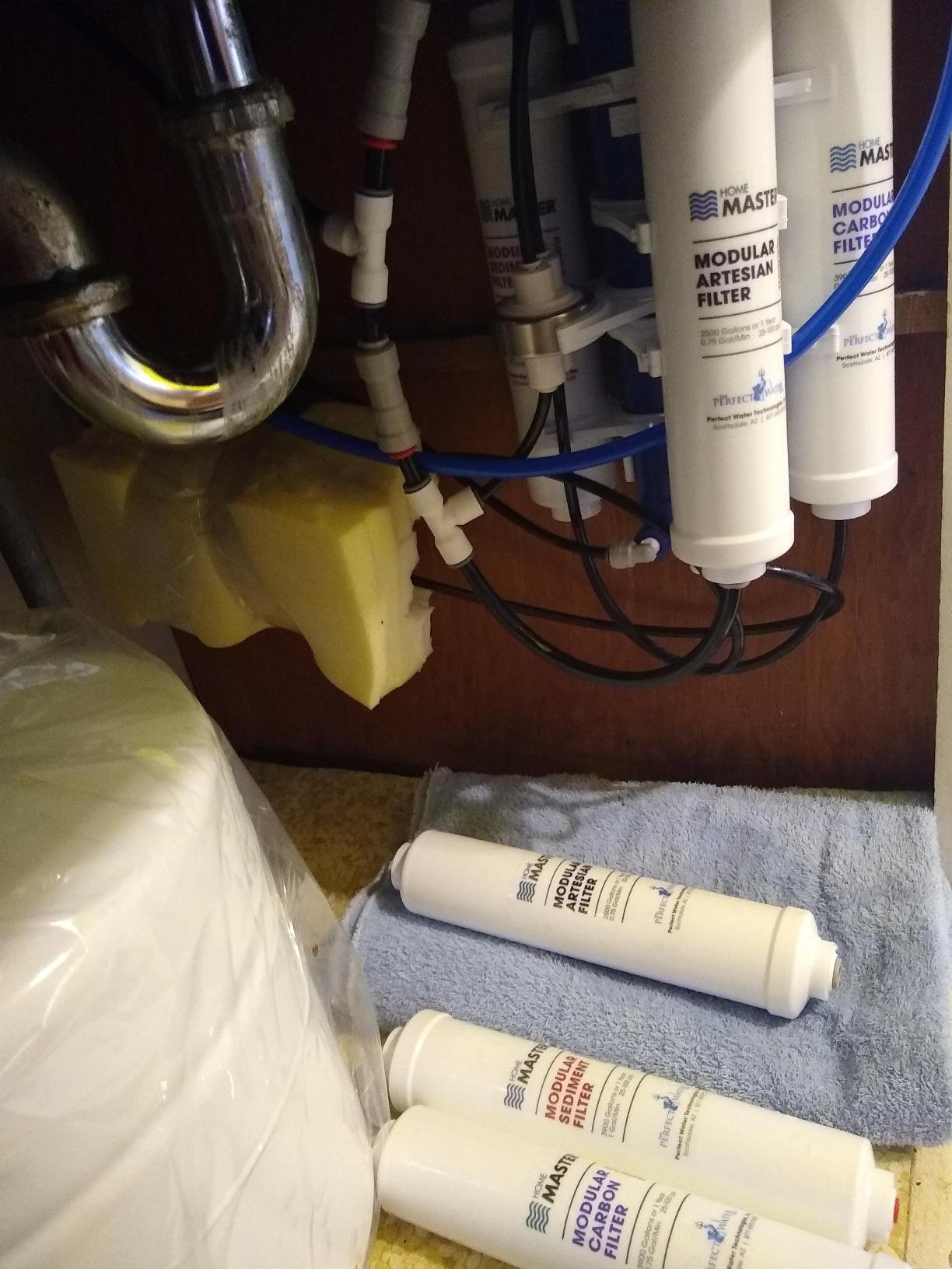 Home Master TMAFC-ERP Artesian Full Contact Reverse Osmosis System, 7-Stages, Patented 2-Pass Alkaline Remineralization, Fast 4.5s Fill Rate, 1:1 Waste Ratio, 8.5” Catalytic Carbon, 5-Yr Limited Parts customer photo 1