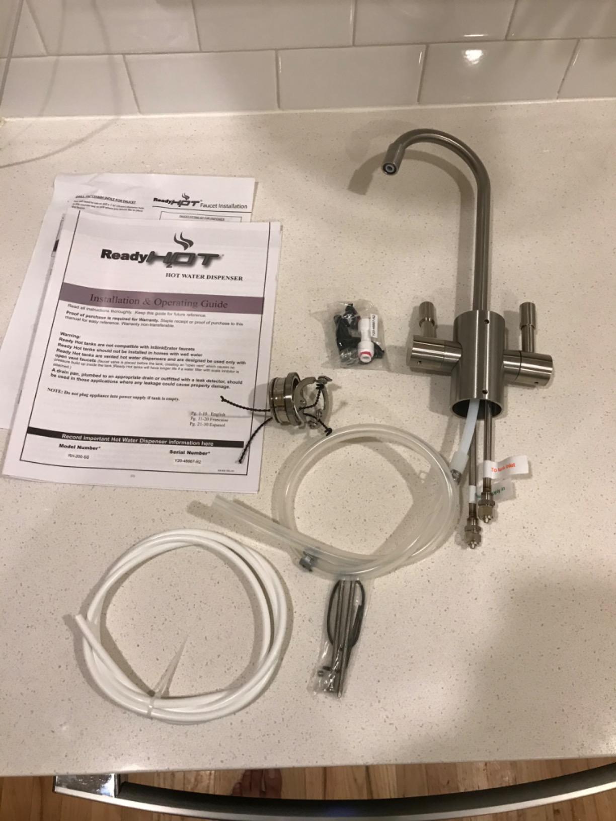 Ready Hot Manual Dial Instant Hot Water Dispenser, Hot & Cold Faucet Nickel customer photo 2