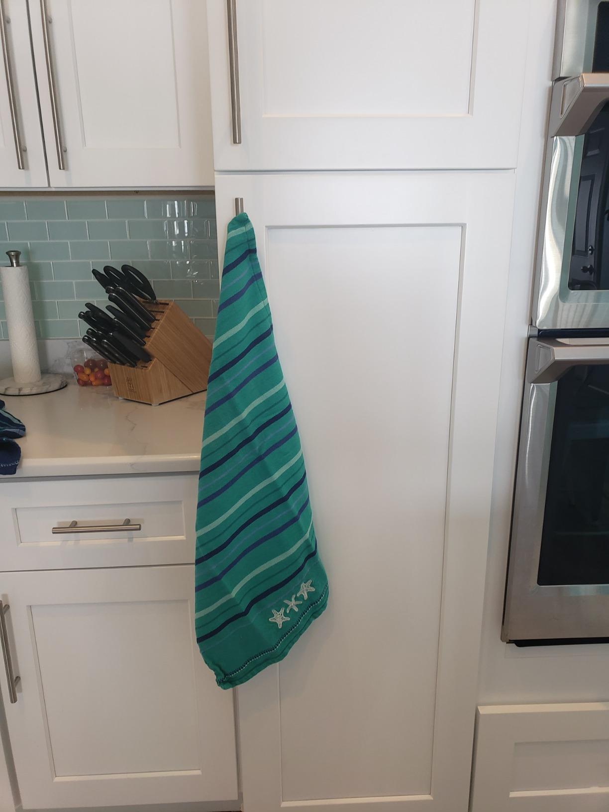 DII Fresh Catch Collection Kitchen Dishtowel Set, 18x28, Blue Sea, 3 Piece customer photo 2