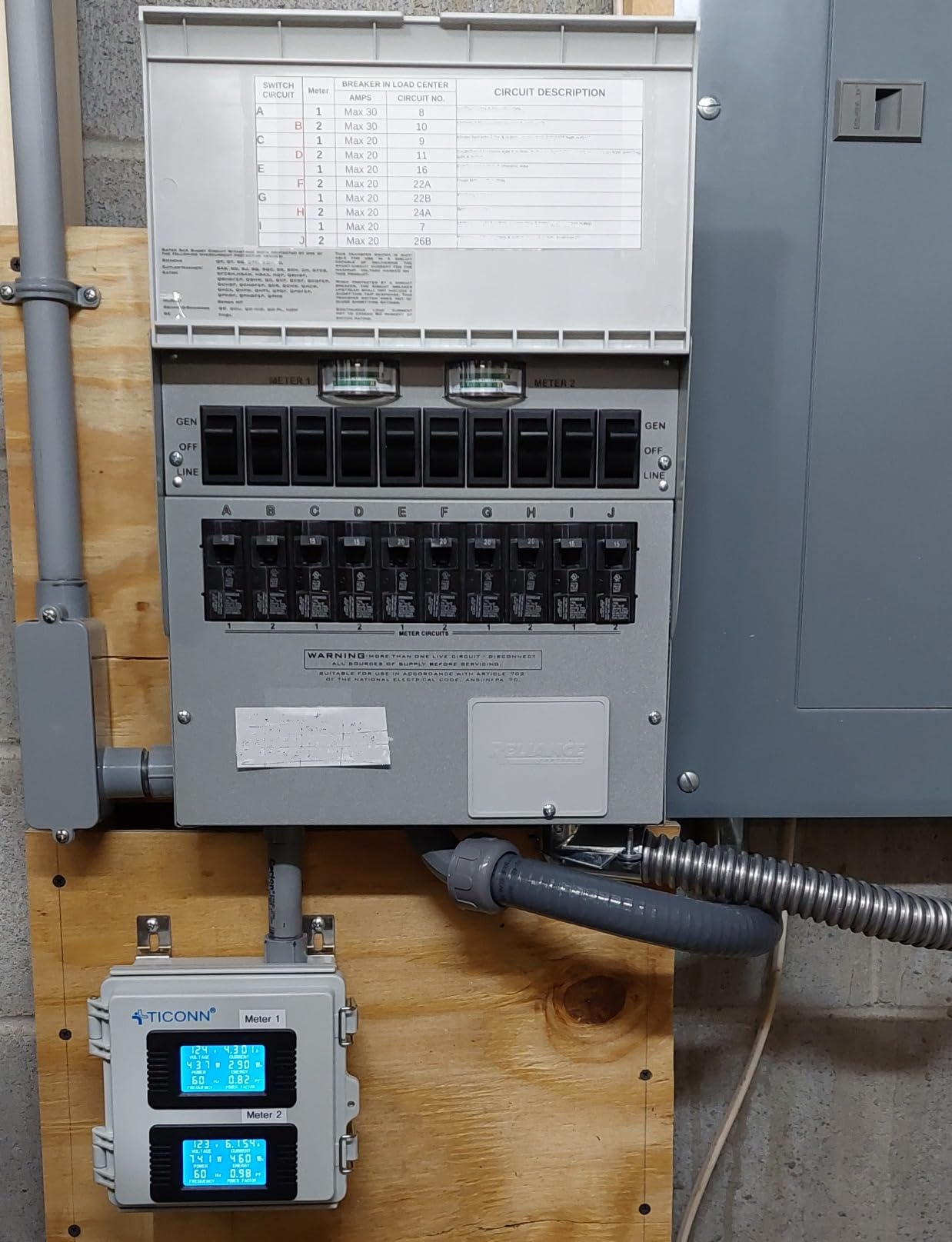 A510C Pro/Tran2 50-Amp 10-Circuit 2 Manual Transfer Switch customer photo 2