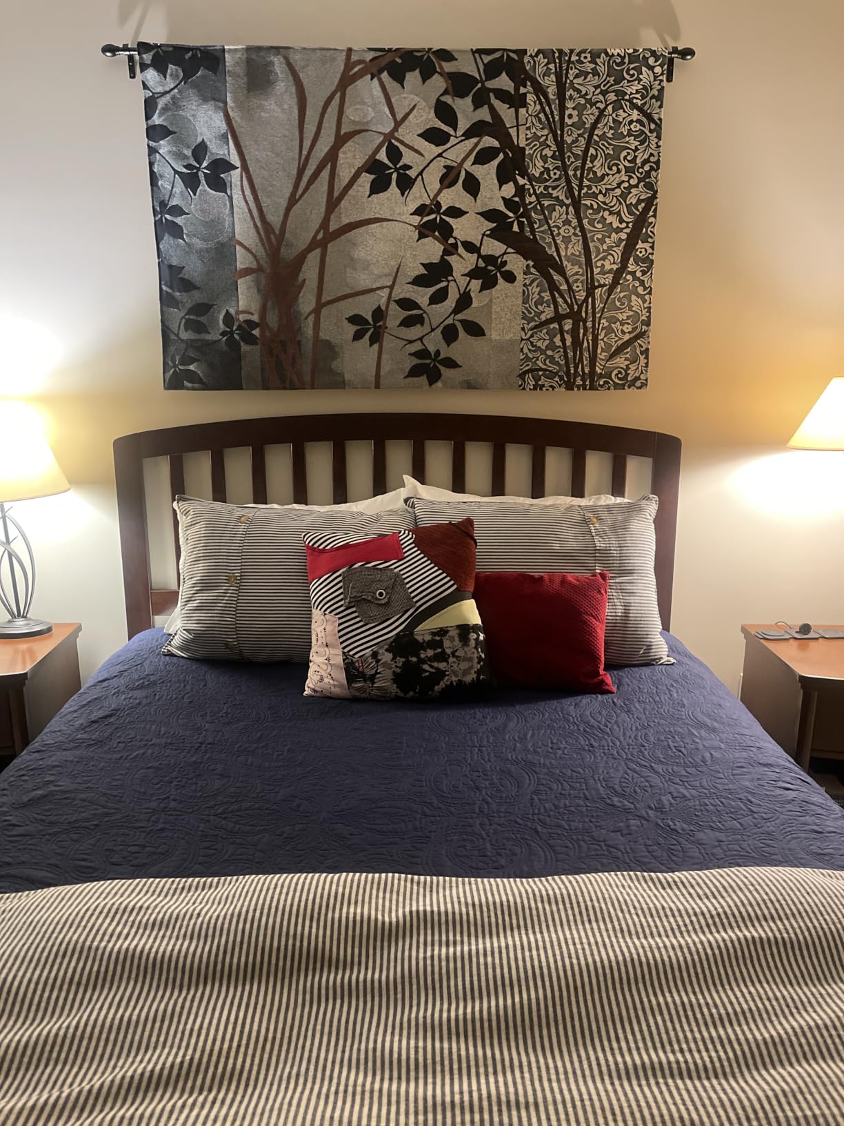 AFI, Richmond Slatted Queen Solid Wood Headboard, White customer photo 2
