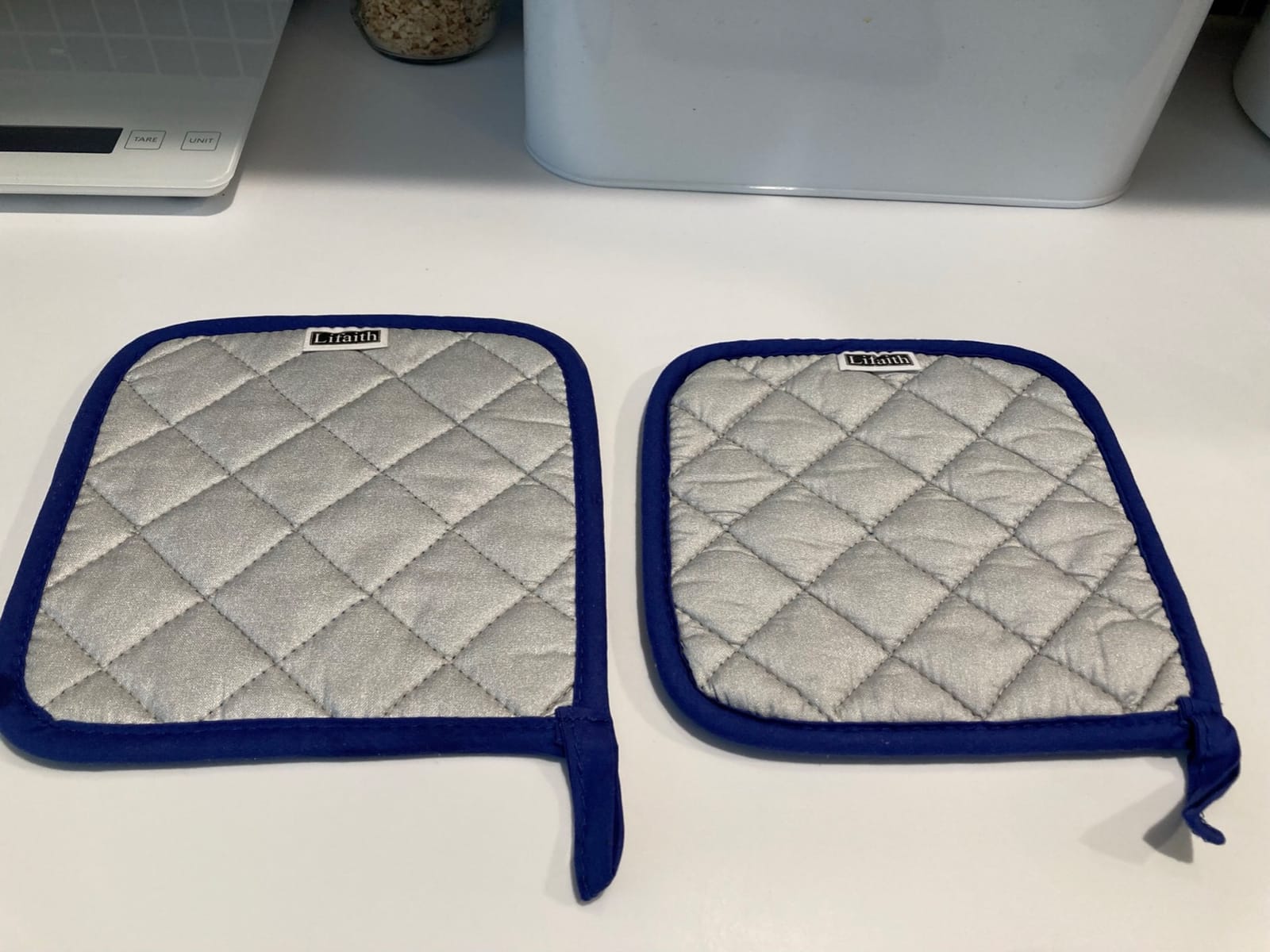 Pot Holders for Kitchen, 100% Cotton Terry Pot Holder Set of 5, Heat Resistant Hot Pads for Cooking, Baking, Hot Dishes and Countertop Protection, Olive Green customer photo 2
