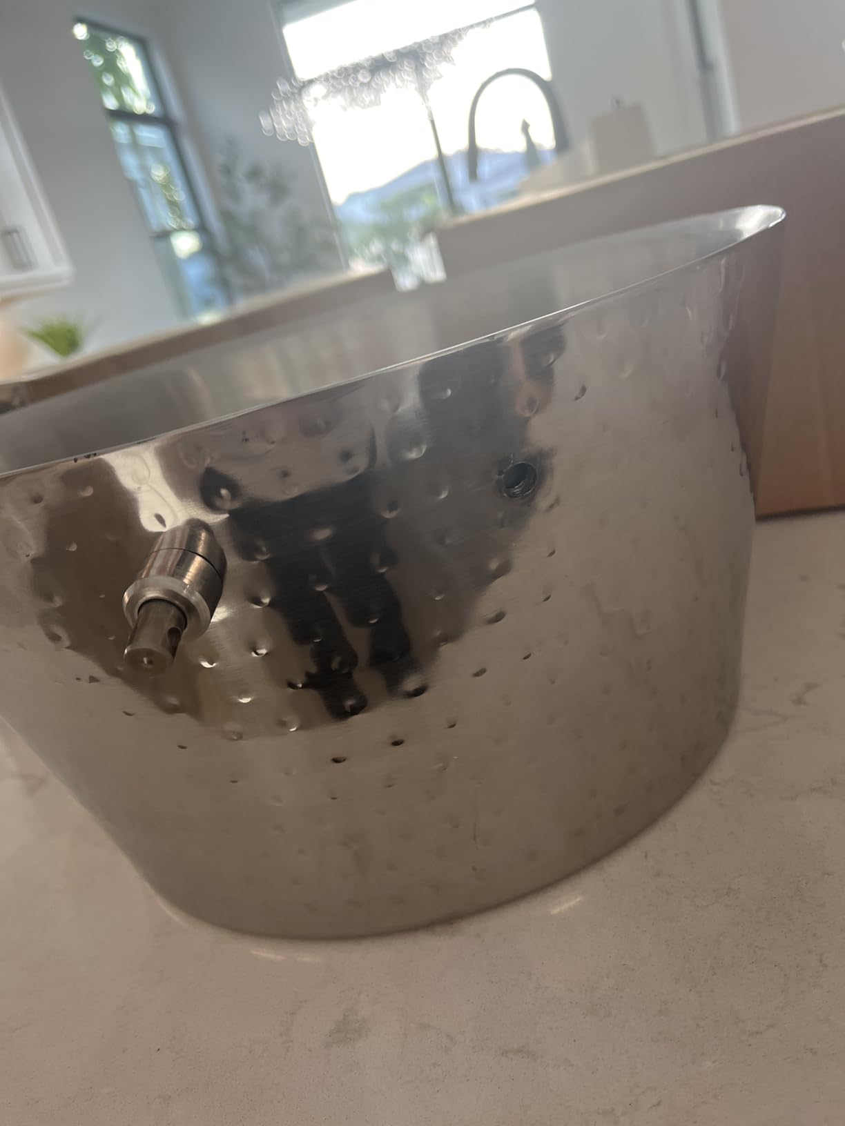 BREKX Insulated Hammered Stainless Steel Beverage Tub & Ice Bucket, 12QT customer photo 2