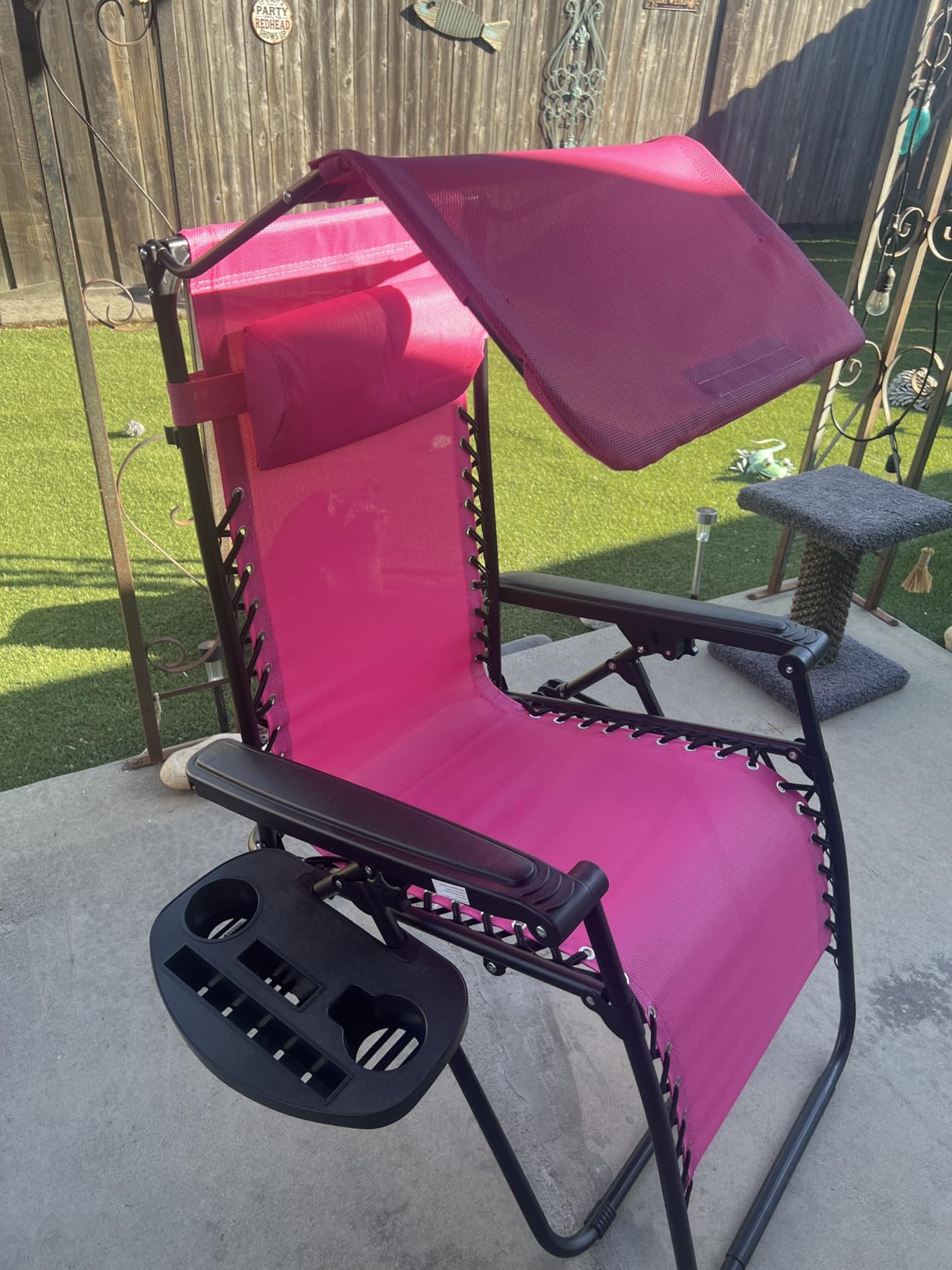 Best Choice Products Zero Gravity Chair Recliner w/Canopy Shade customer photo 2