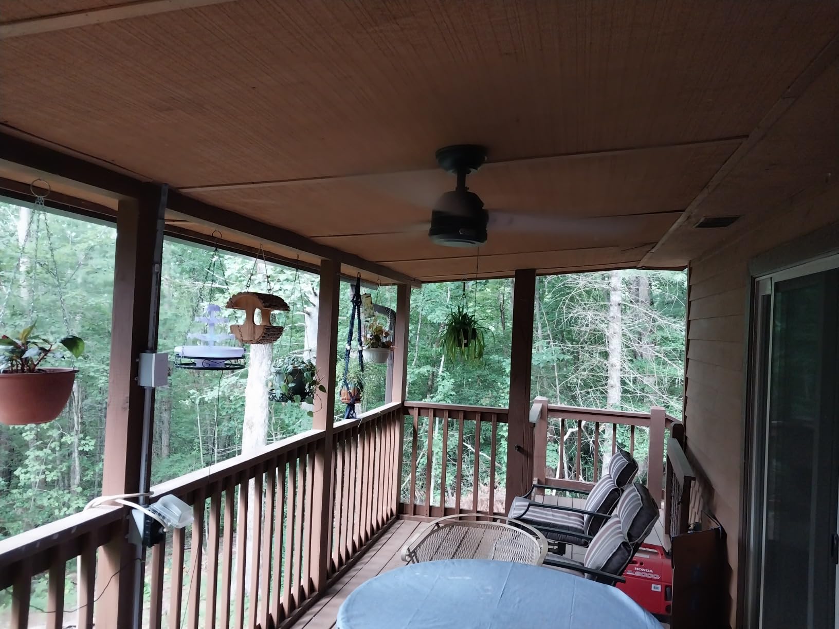 Hunter Cassius, Outdoor or Indoor, Ceiling Fan, 52 inch, Matte Black customer photo 2