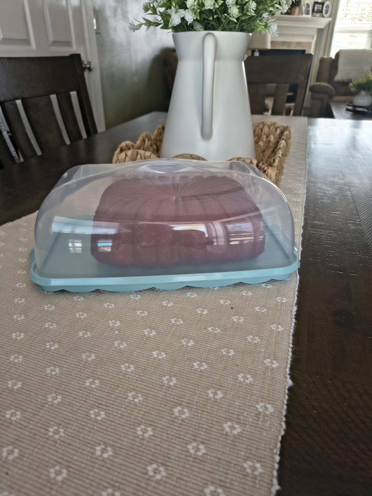 Nordic Ware Loaf Cake Keeper, Blue,12.8