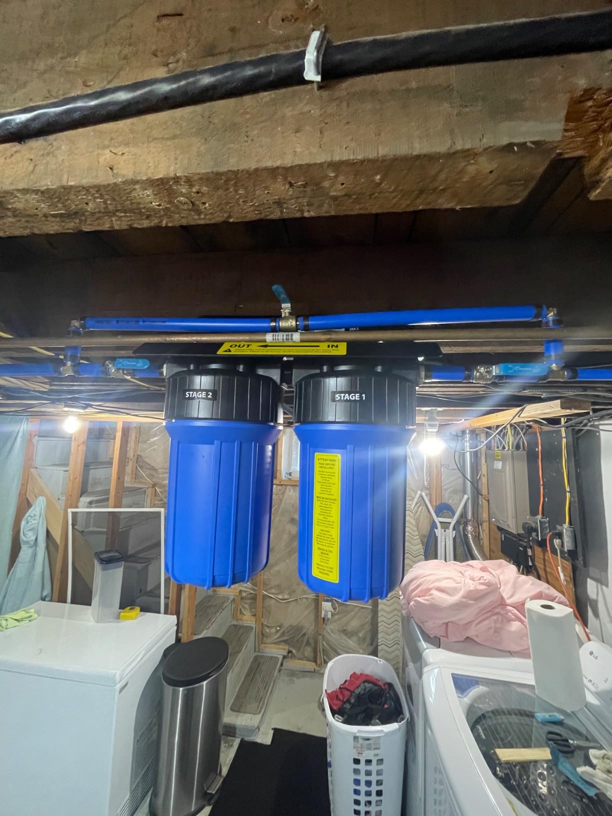 iSpring WGB21B 2-Stage Whole House Water Filtration System, 50000 Gallons customer photo 1