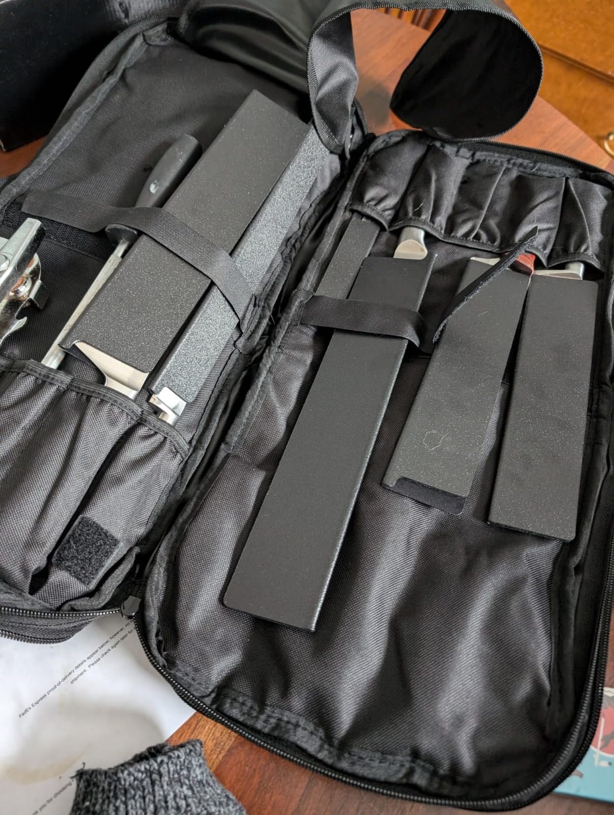 EVERPRIDE Chef Knife Bag Holds 20 Knives PLUS Large Zippered Compartment for Kitchen Tools – Durable, Large Knife Bag for Chefs – Knives Not Included customer photo 2