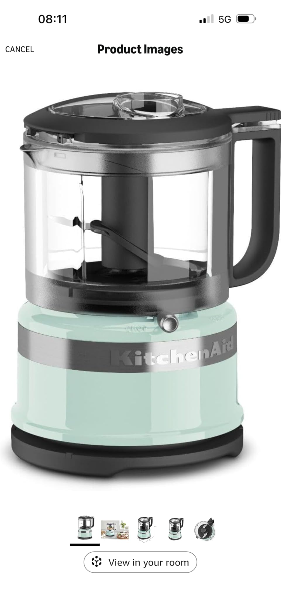 KitchenAid 3.5 Cup Food Chopper, KFC3516IC, Ice Blue customer photo 2
