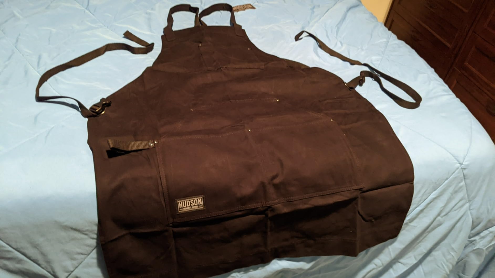 Hudson Durable Goods - Professional Grade Chef Apron for Kitchen, BBQ & Grill customer photo 1