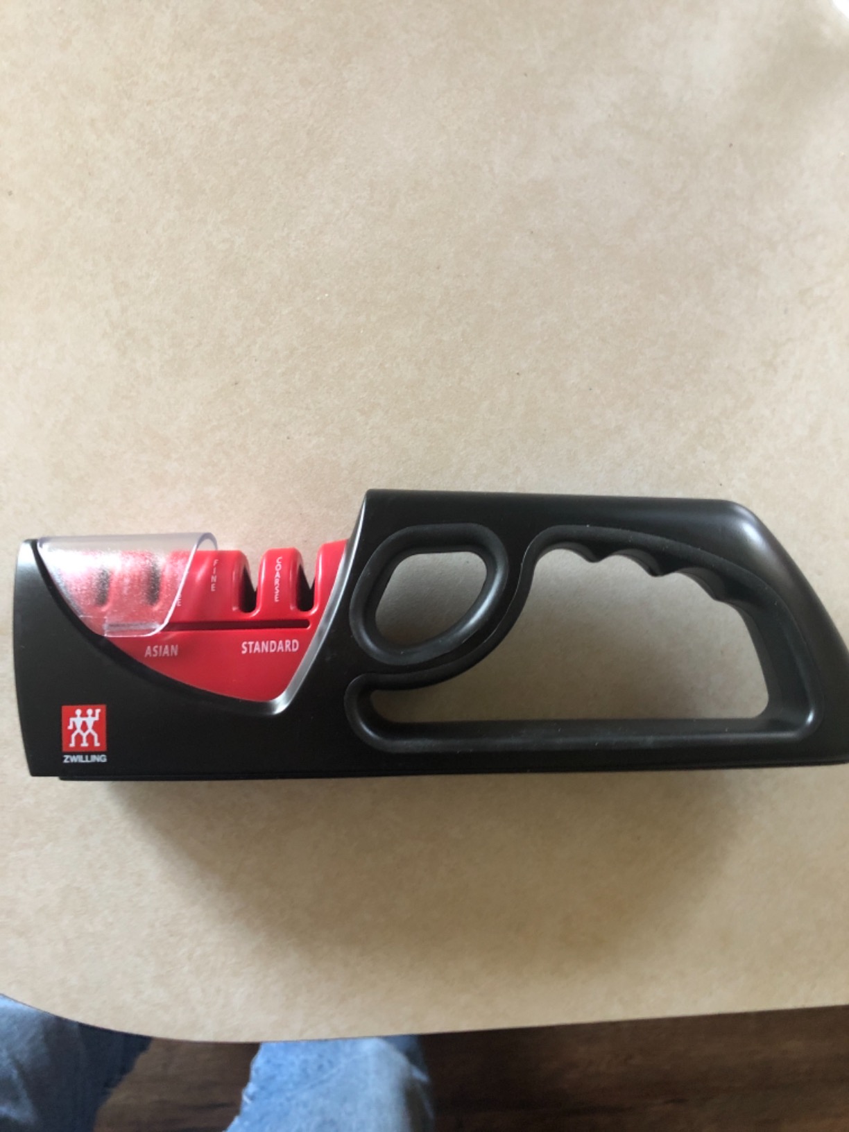 Zwilling 4-Stage Ultra-Sharp Knife Sharpener, Easy to Use Safe No Slip Base customer photo 1