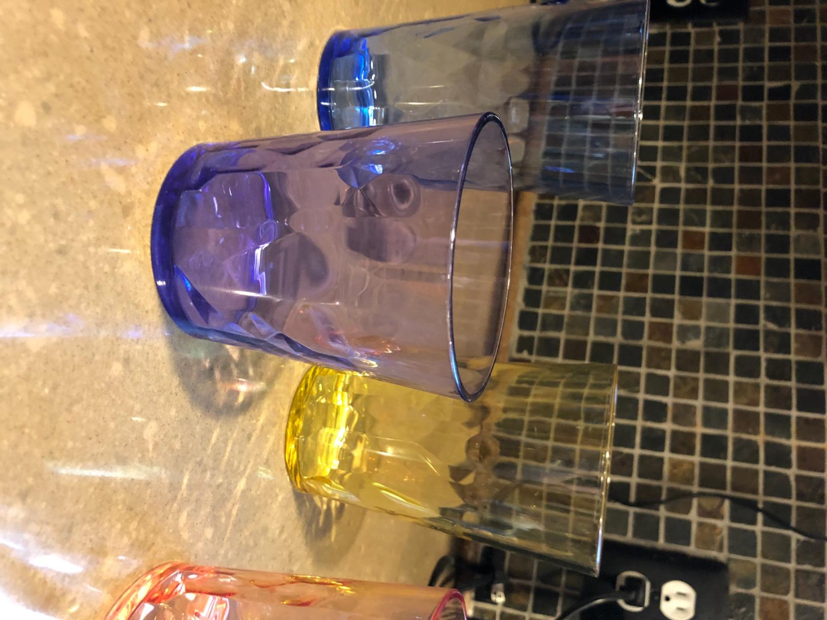 SCANDINOVIA - 13oz Unbreakable Premium Drinking Glasses Set of 6 - Made in Japan - Super Grade Acrylic Plastic - Perfect for Gifts - Dishwasher Safe - Cups Reusable Drinkware Tumblers Kids customer photo 1