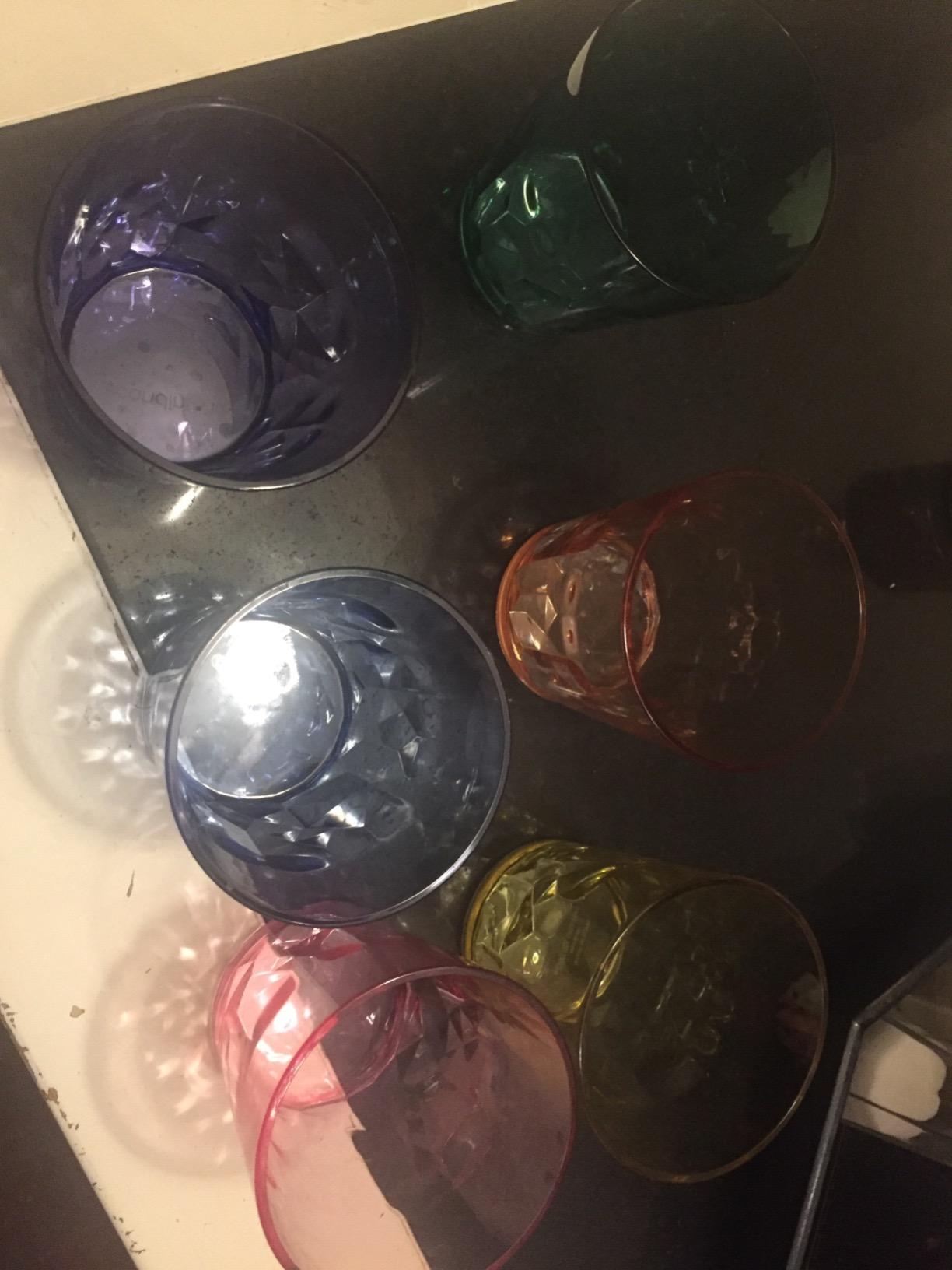 SCANDINOVIA - 13oz Unbreakable Premium Drinking Glasses Set of 6 - Made in Japan - Super Grade Acrylic Plastic - Perfect for Gifts - Dishwasher Safe - Cups Reusable Drinkware Tumblers Kids customer photo 2