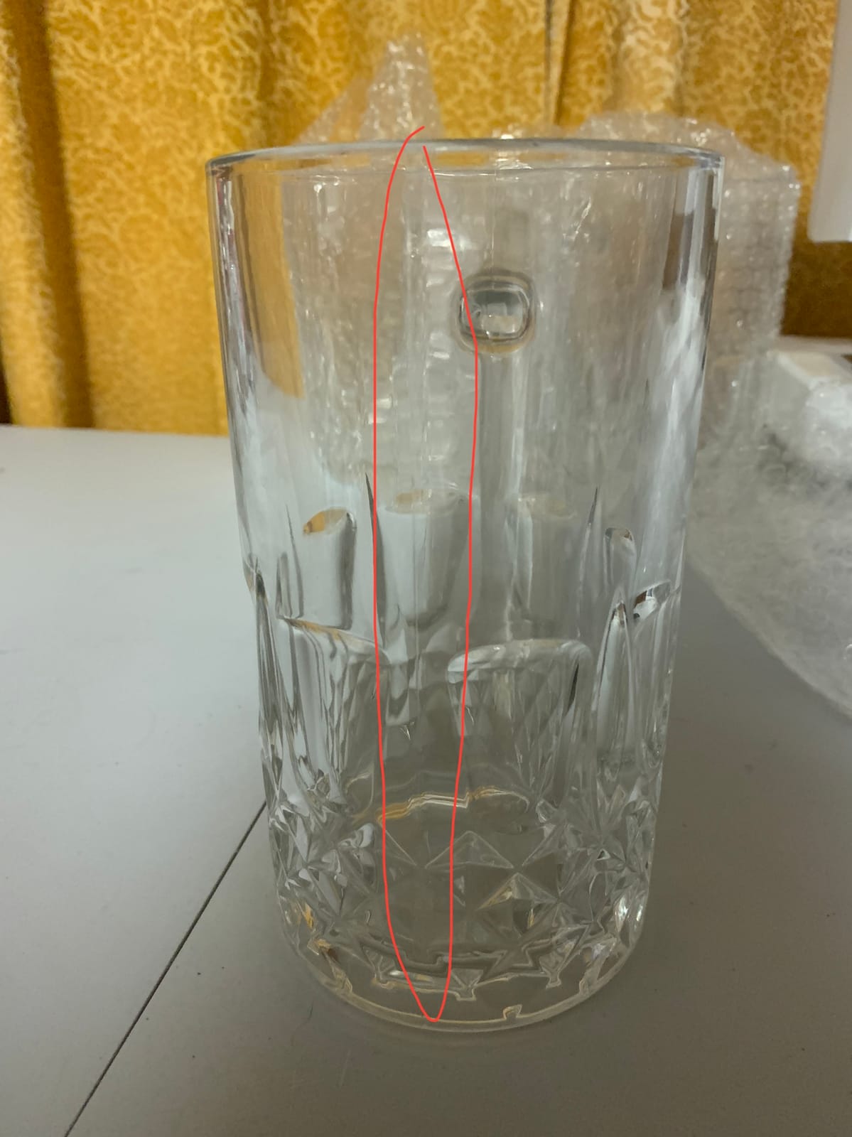20 OZ Beer Stein Mugs, German Clear Large Tall Beer Glasses With Handle for Men, Set of 2 customer photo 2