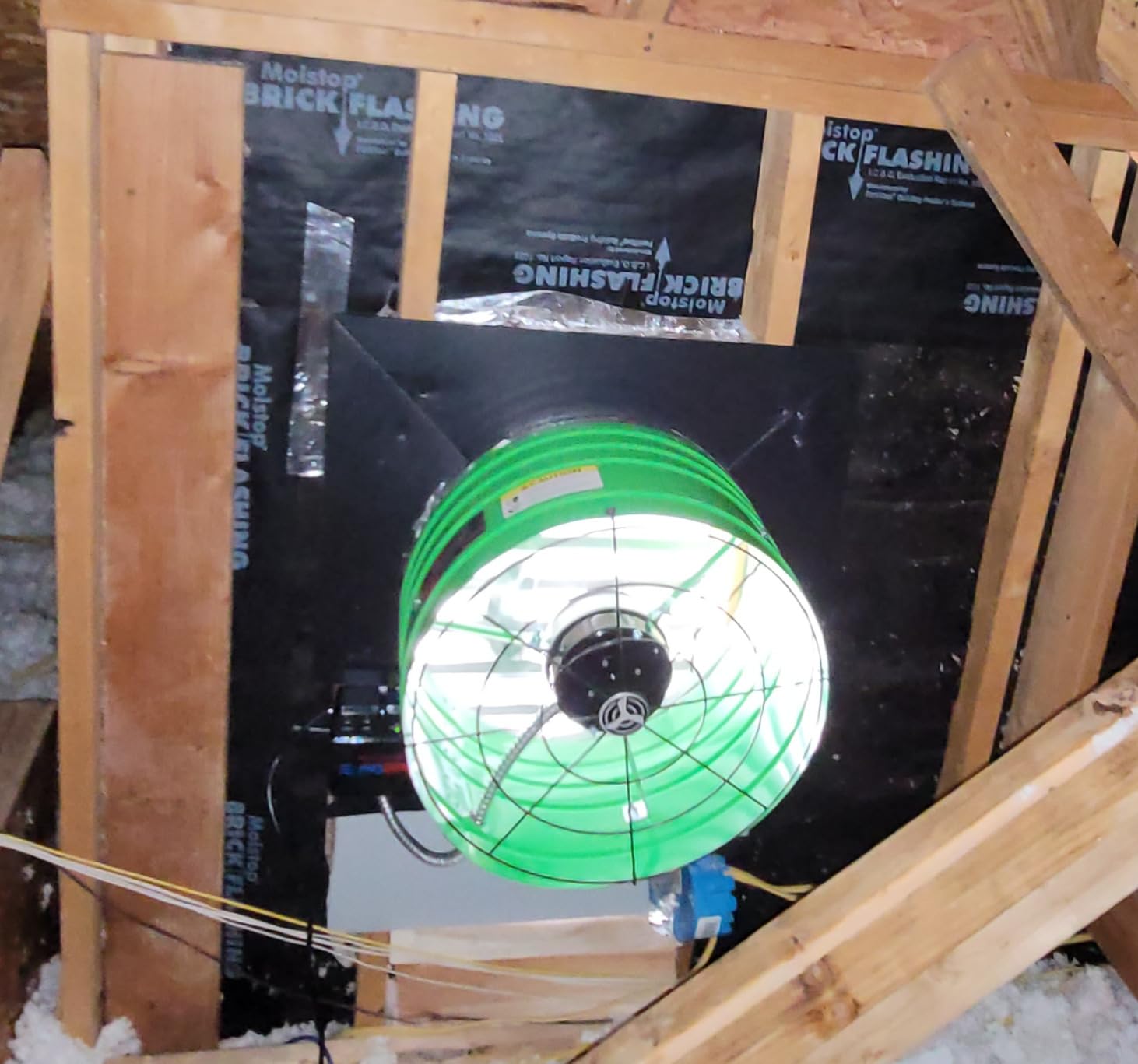Quietcool AFG SMT ES-3.0 Smart Attic Fan for Gable Vents - Up to 2801 CFM - As low as 22 Watts - Smart App Control - Thermostat and Humidistat - 20ft Power Cord - Plug-and-play - Three Speed customer photo 1