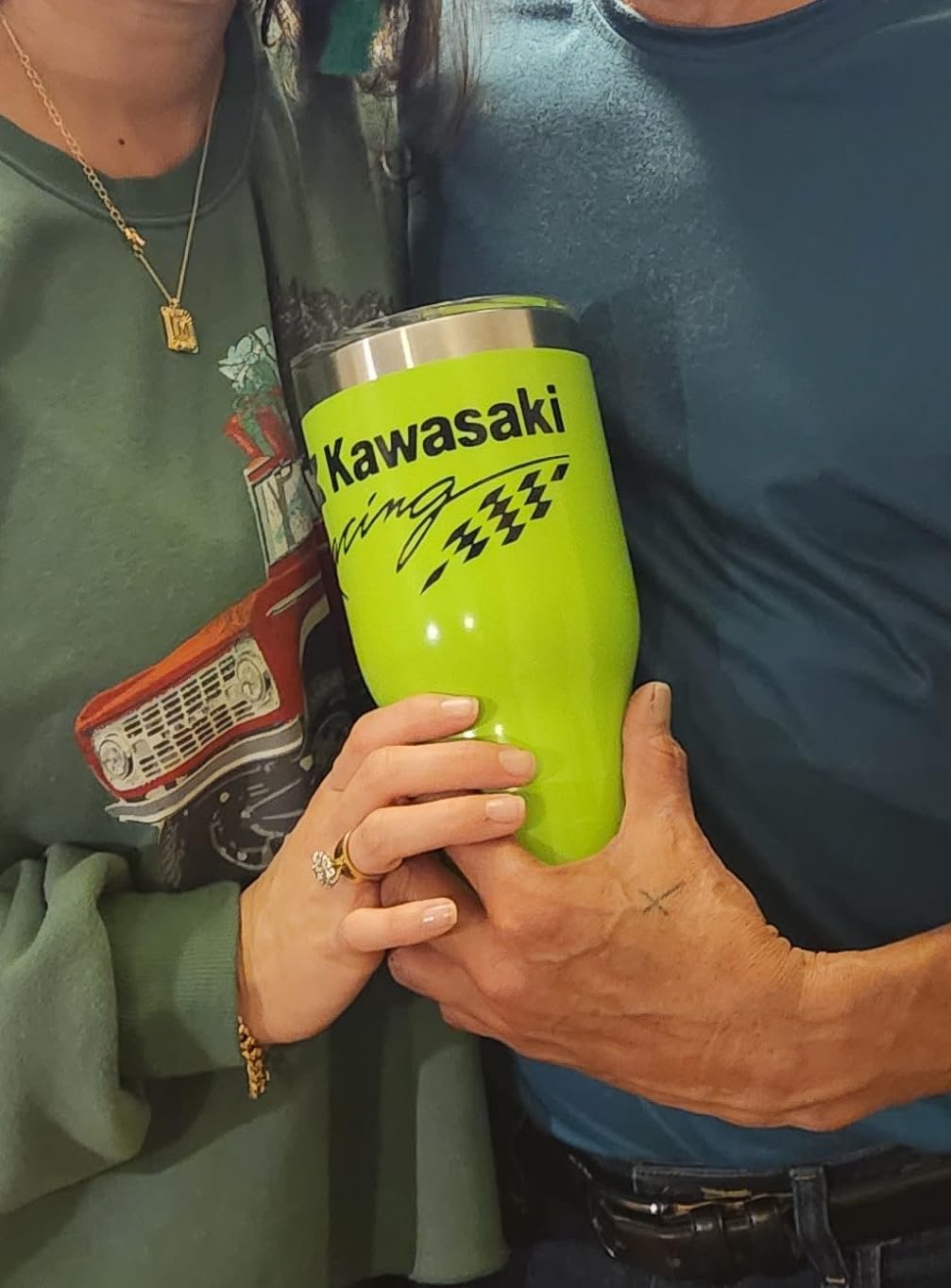 Beast 30 oz Tumbler Stainless Steel Vacuum Insulated Coffee Ice Cup Double Wall Travel Flask (Army Green) customer photo 1