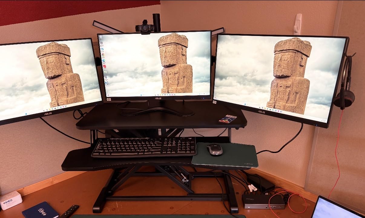 VIVO Black 32 in Standing Desk Converter, DESK-V000K customer photo 1