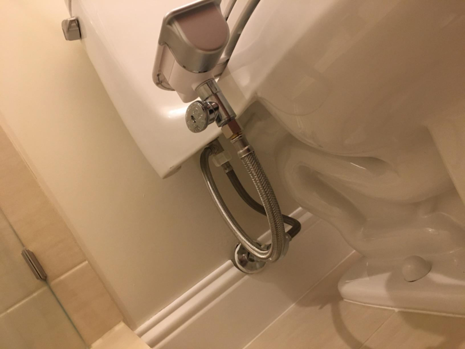 Brondell Bidet - Thinline SimpleSpa SS-150 Fresh Water Spray Non-Electric Bidet Toilet Attachment in White with Self Cleaning Nozzle and SafeCore Internal Valve customer photo 1
