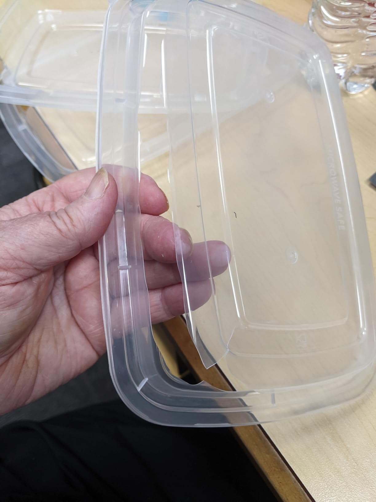 50-Pack Reusable Meal Prep Containers Microwave Safe Food Storage Containers with Lids, 28 oz - 1 Compartment Take Out Disposable Plastic Bento Lunch Box To Go, BPA Free - Dishwasher & Freezer Safe customer photo 2