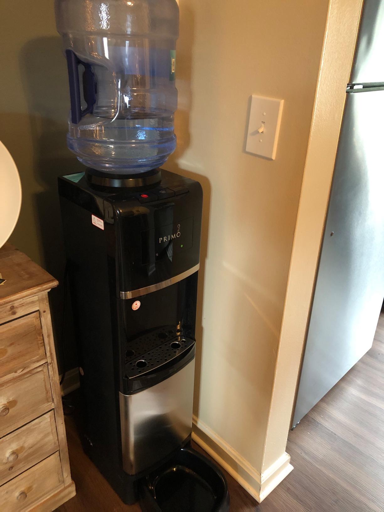 Primo Water Dispenser for 5 Gallon Bottle with Pet Drinking Station - Hot & Cold Top Loading Water Cooler Machine customer photo 2