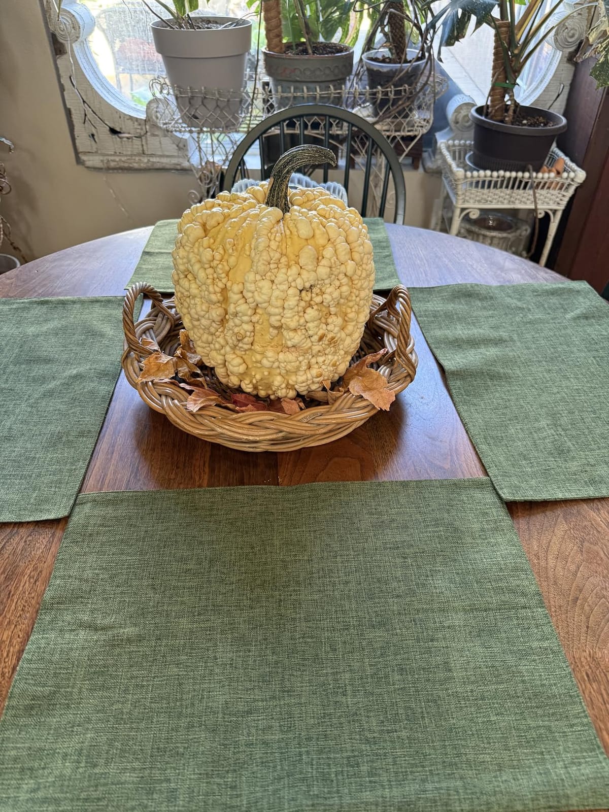Home Brilliant Linen Placemats Set of 4 Heat Resistant Dining Table Cloth Place Mats Kitchen Table Mats Placemats Table Decor, Natural Linen customer photo 1