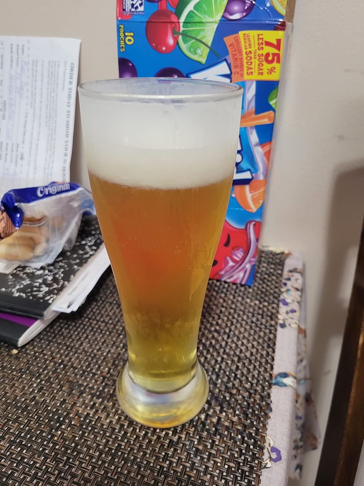 DU VINO USA Made Nucleated Pilsner Glasses- Etched Beer Glass for Better Head Retention, Aroma and Flavor - 16 oz Craft Beer Glasses for Beer Drinking Bliss - 4 Pack customer photo 1