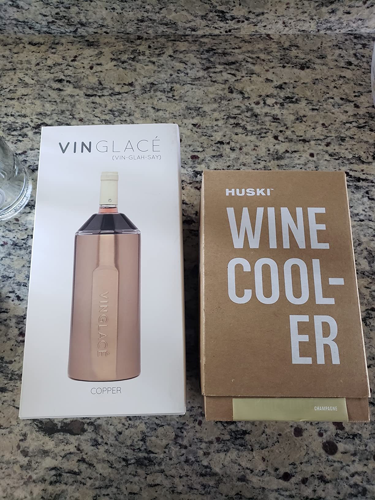 Vinglacé Wine Bottle Chiller- Portable Champagne Insulator- Stainless Steel Wine Cooler Sleeve - Keeps Wine Cold (Stainless Steel) customer photo 1