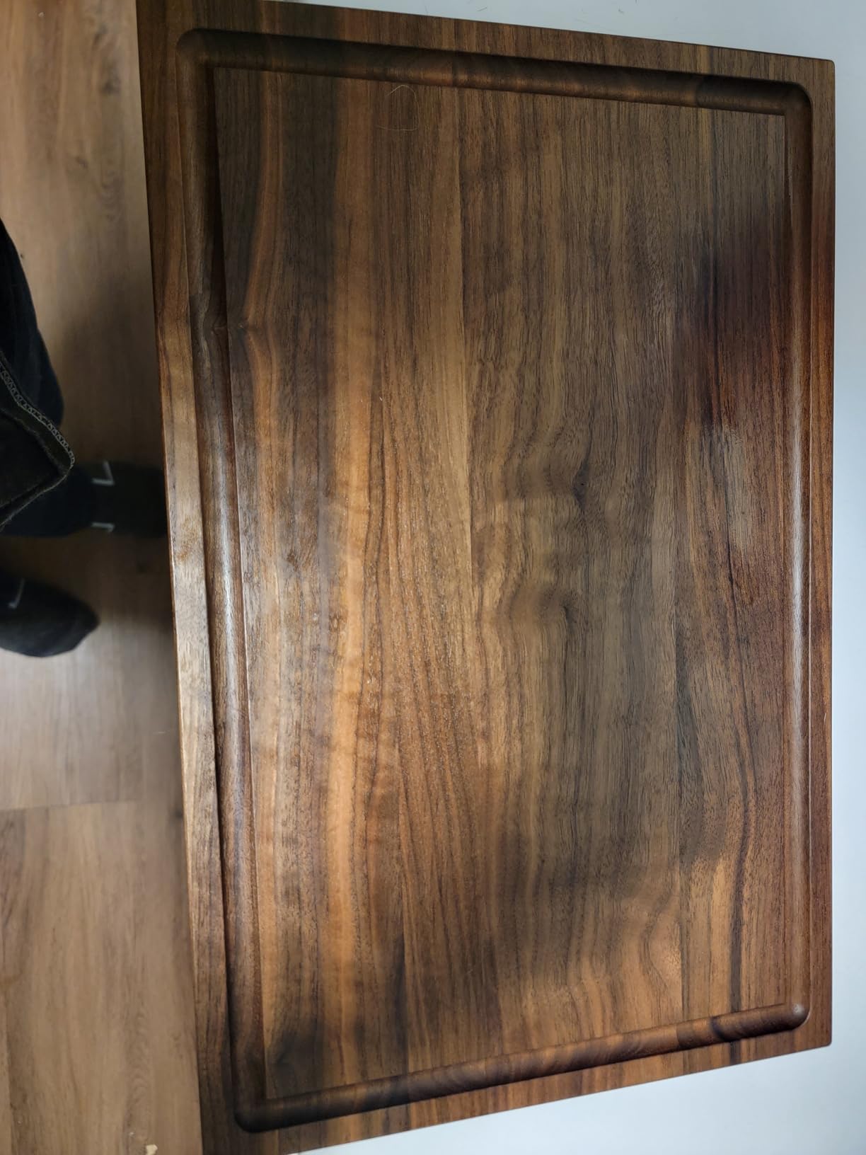 Mevell Large American Black Walnut Cutting Board, Made in USA, Non Toxic customer photo 2