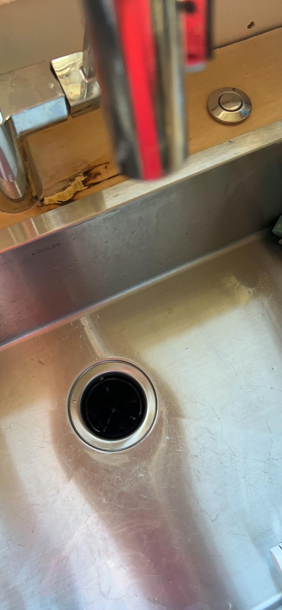 Garbage Disposal Air Switch Kit Sink Top Waste Disposal Stainless Steel On/Off Air Button Food and Waste Disposals Part by Etoolcity customer photo 2