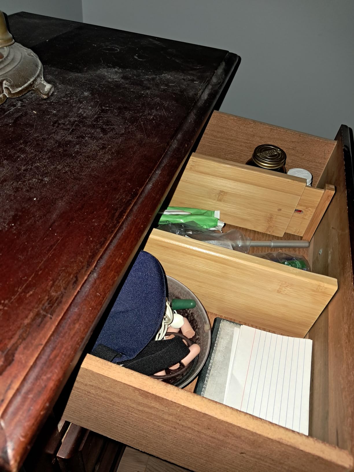 Utoplike 4 Pcs Bamboo Kitchen Drawer Dividers, Large Drawers Organizers customer photo 1