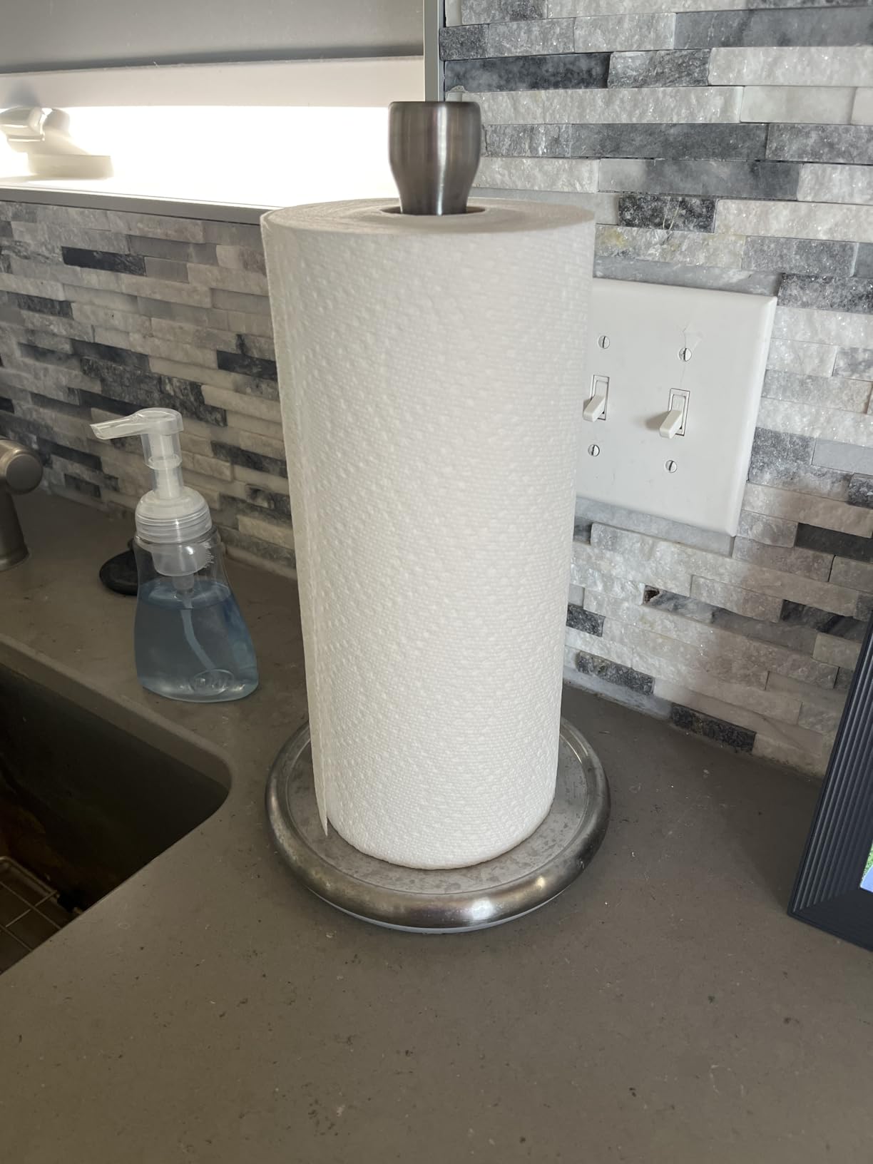 OXO Good Grips Steady Paper Towel Holder for Countertops with Weighted Base customer photo 1