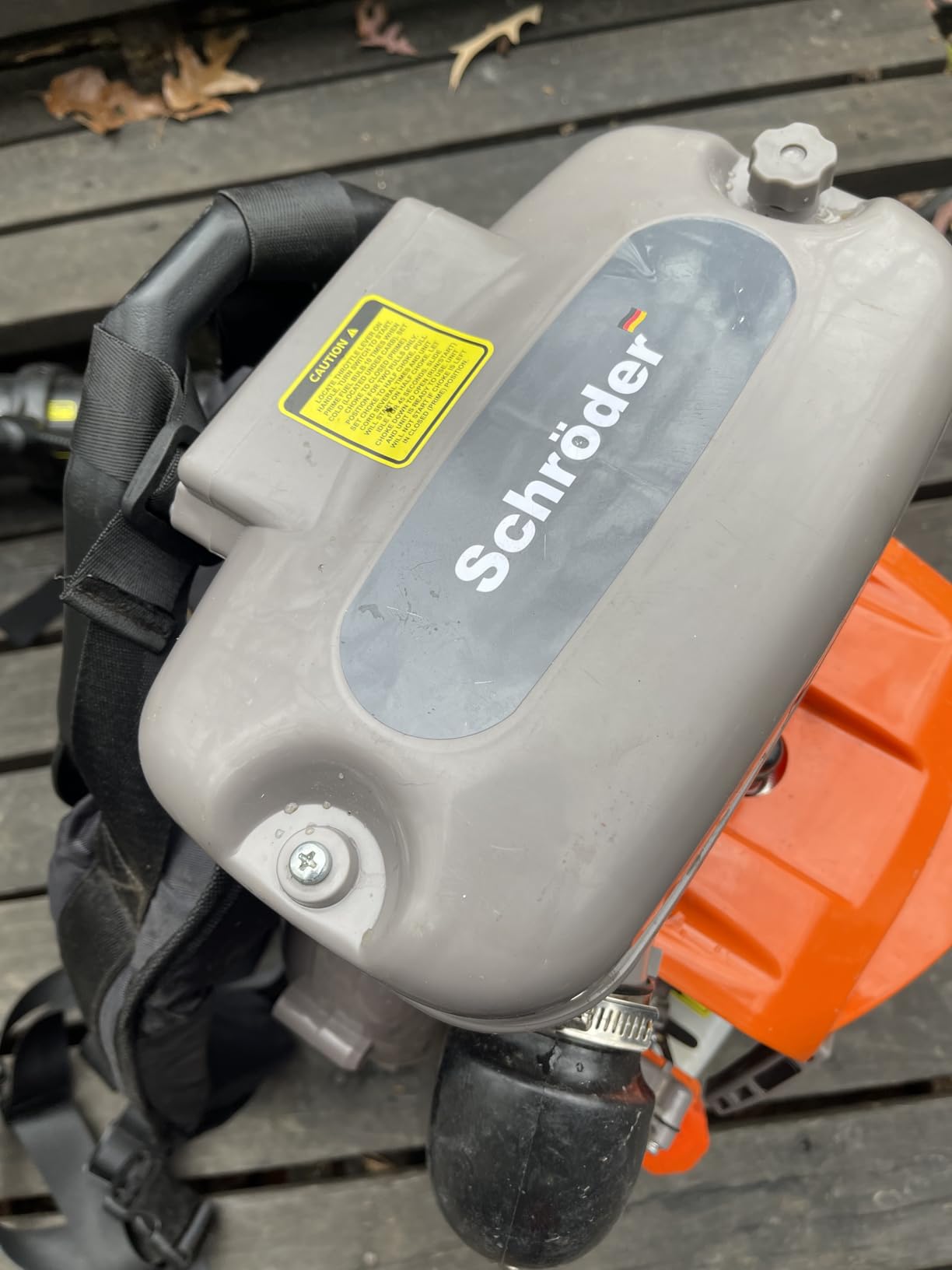 Schröder Backpack Leaf Blower - Backpack Blower - Gas Leaf Blower - SR-6400L - 3.7 HP Engine customer photo 1