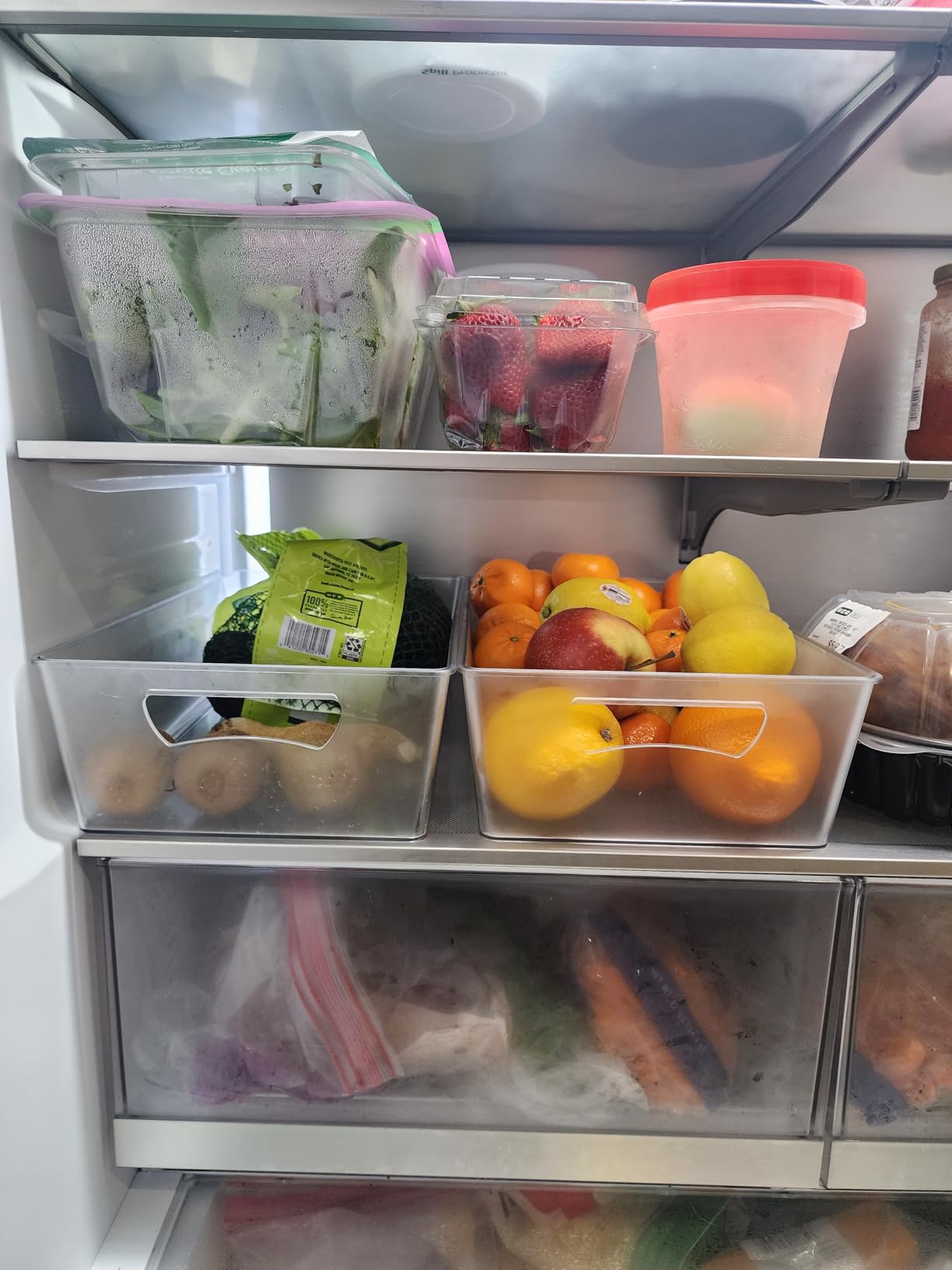 Simple Houseware Refrigerator Storage Organizer Bins, Assorted Set of 6 customer photo 2