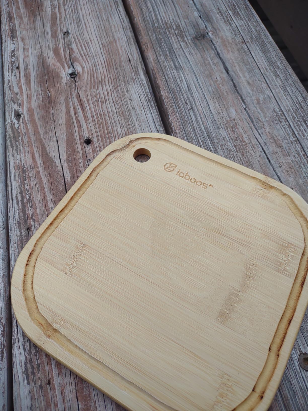 Home Mini Cutting Board Small Fruit Cutting Board Solid Bamboo Wood Board for Baby Infant dormitoryISet of 2 customer photo 2