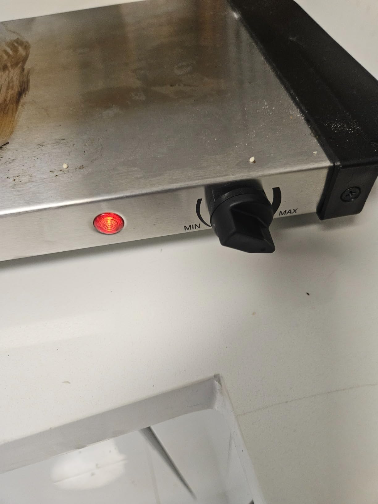 OVENTE Electric Warming Tray, Adjustable from 90°F to 284°F, Silver FW170S customer photo 2