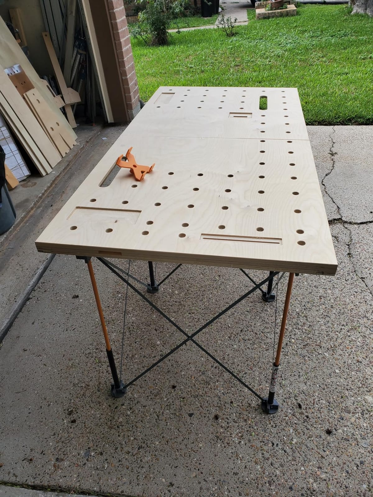 BORA Centipede Folding Work Table 4x8 ft Portable Workbench for Garage customer photo 2
