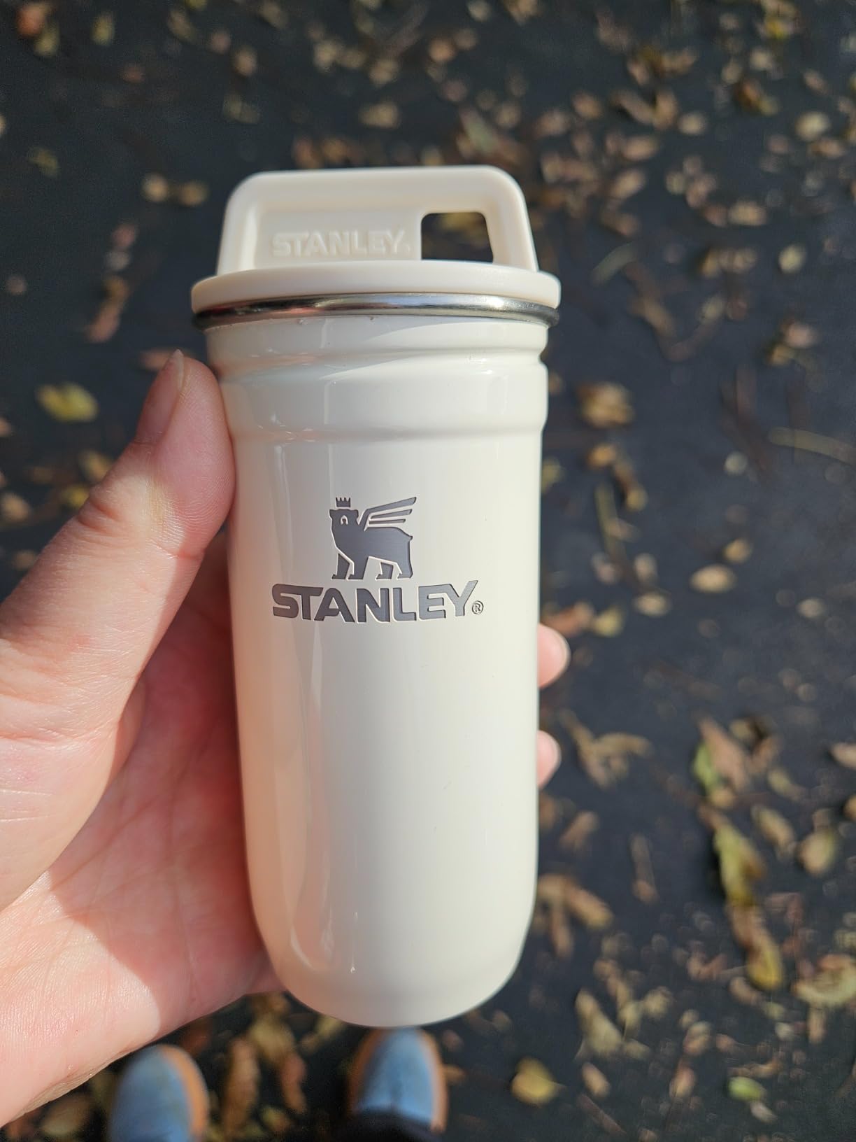 STANLEY Adventure Pre-Party Nesting Shot Glass Set | 4 Shot Glasses in Travel Carrying Case | Insulated Stainless Steel | BPA-Free | Hammertone Green customer photo 2