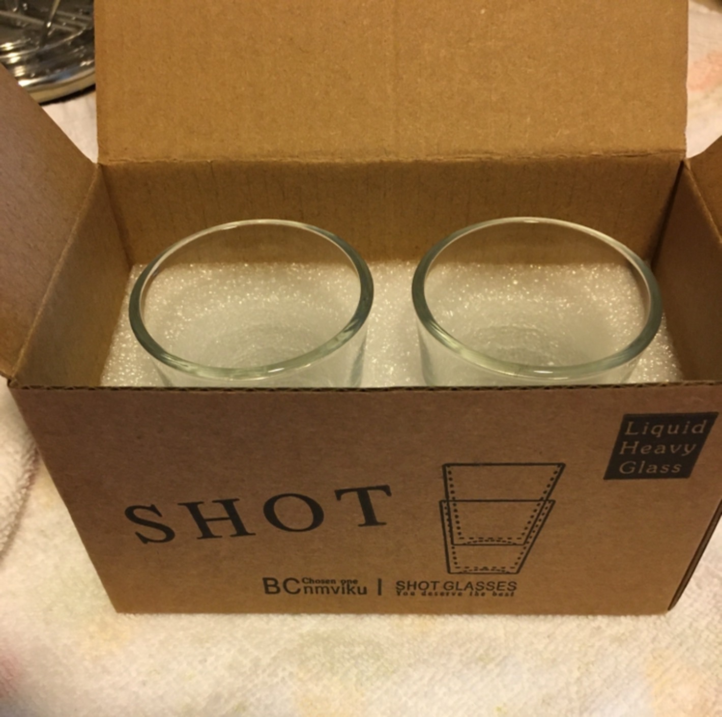 BCnmviku 1.5 oz Shot Glasses Sets with Heavy Base, Clear Shot Glass (10 Pack) customer photo 2