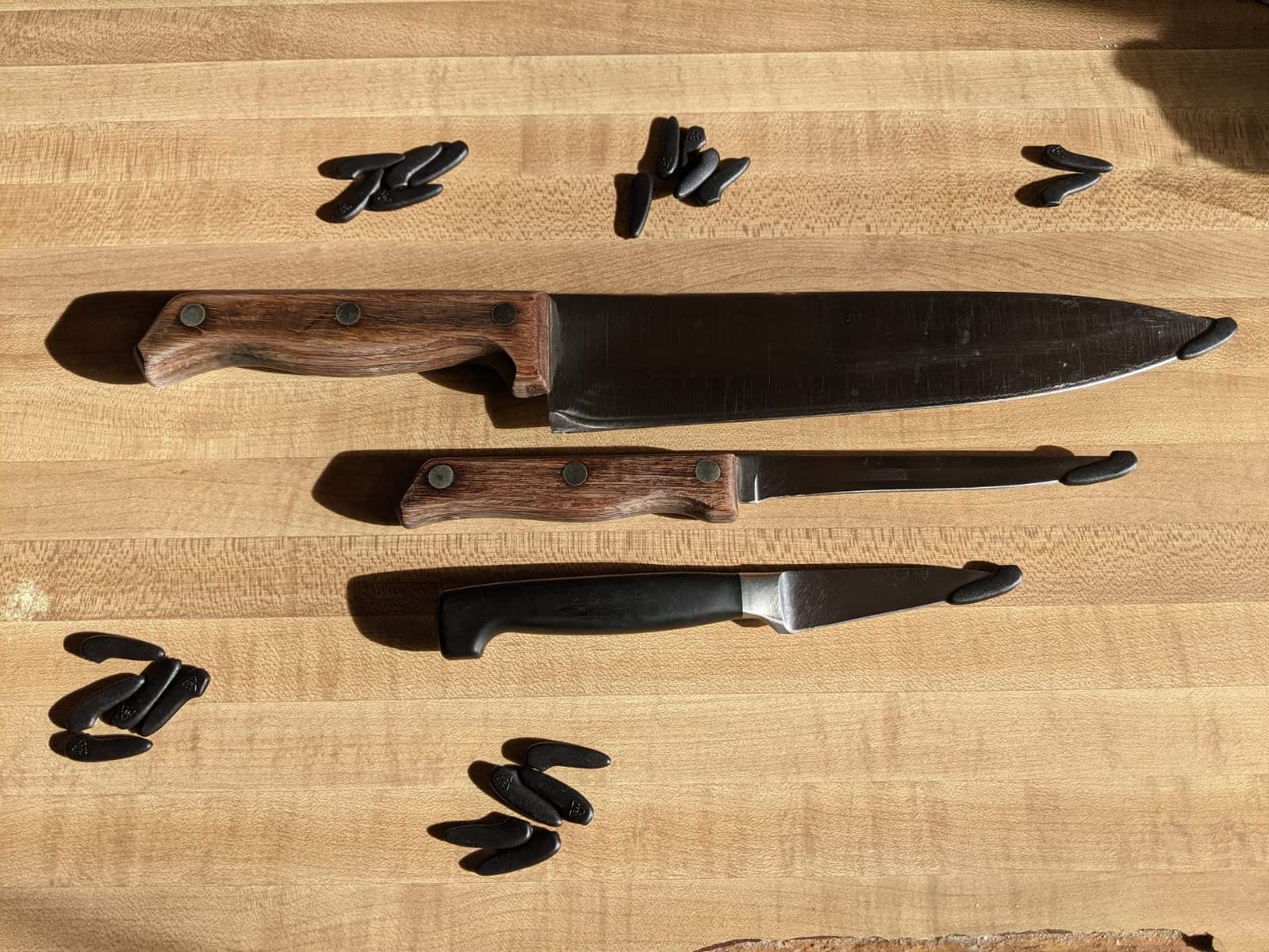 Chef’s Knife Roll Bag,Waxed Canvas Knife Cultery Carrier, Portable Chef Knife Cases,Knife Pouch Holders With 10 Slots Plus 1 Zipper Pockets Can Hold Home Kitchen Knife Tools Up To 18.8” customer photo 1