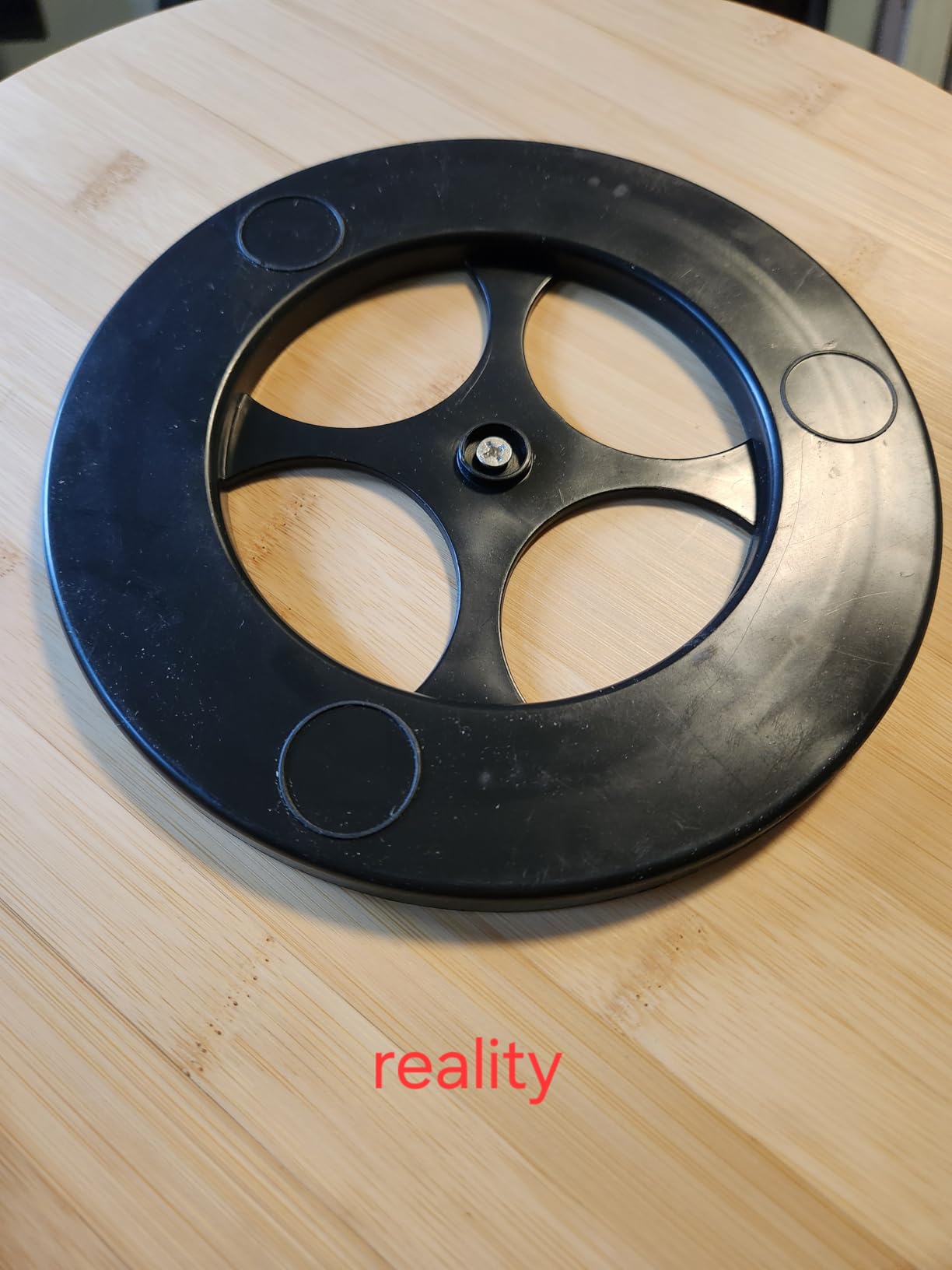 TB Home 14 Inch Bamboo Lazy Susan Turntable for Kitchen & Table Top customer photo 2