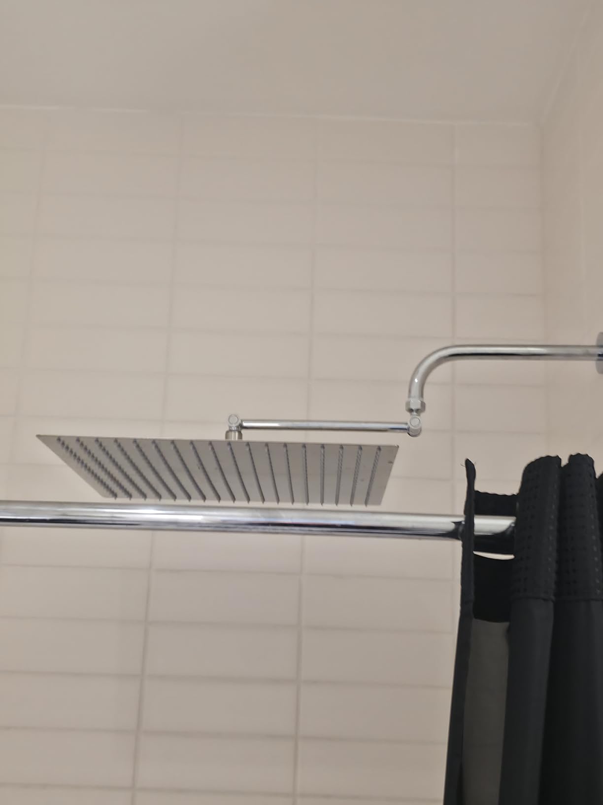 NearMoon Rain Shower Head, High Flow Stainless Steel Square Rainfall Shower, High Pressure Design, Awesome Shower Experience Even At Low Water Flow (8 Inch, Chrome Finish) customer photo 2