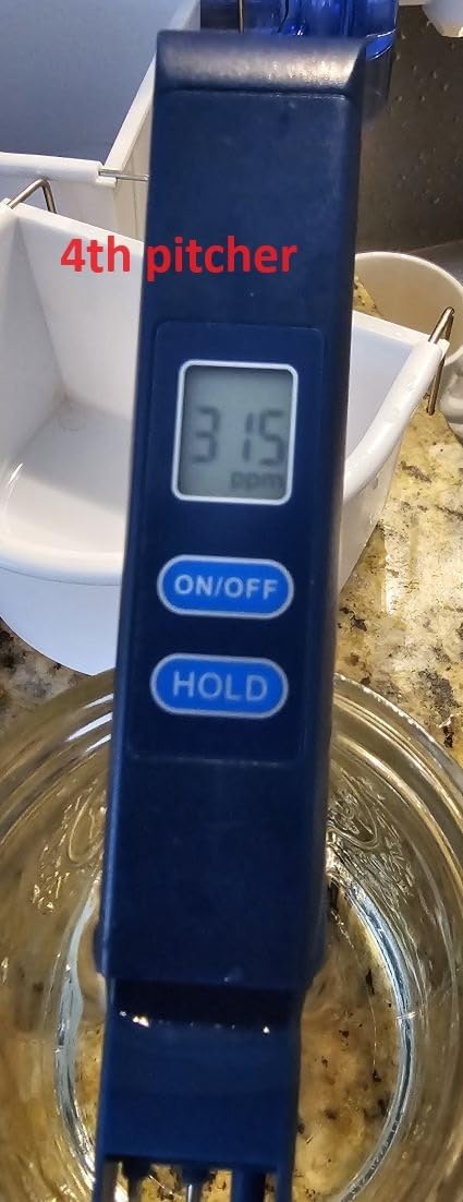 Hskyhan Alkaline Water Filter Pitcher - 3.5 Liters Improve PH, 2 Filters Included, BPA Free, 7 Stage Filteration System to Purify, Blue customer photo 2