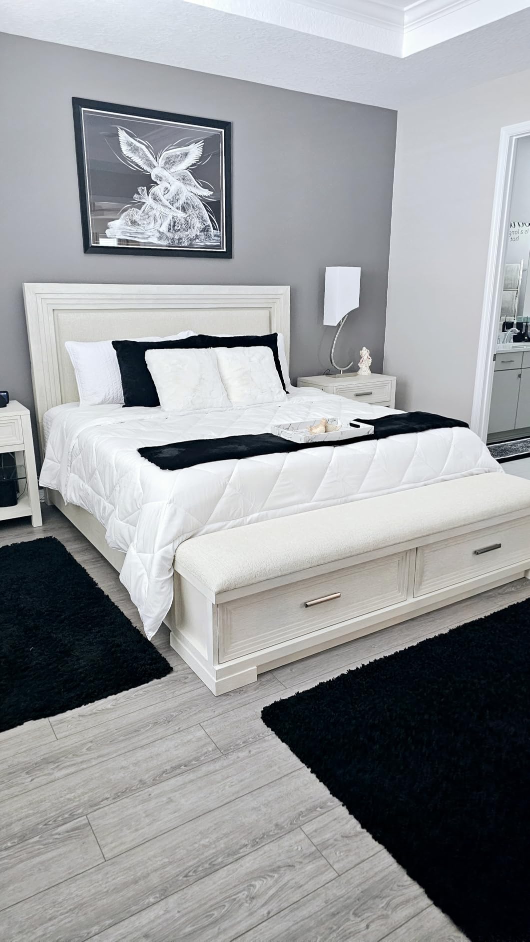 Cozynight Soft King Size Comforter Duvet Insert-Lightweight Down Alternative Comforter with Corner Tabs- Breathable & Machine Washable Diamond Stitching(King,106”X92” ) customer photo 2