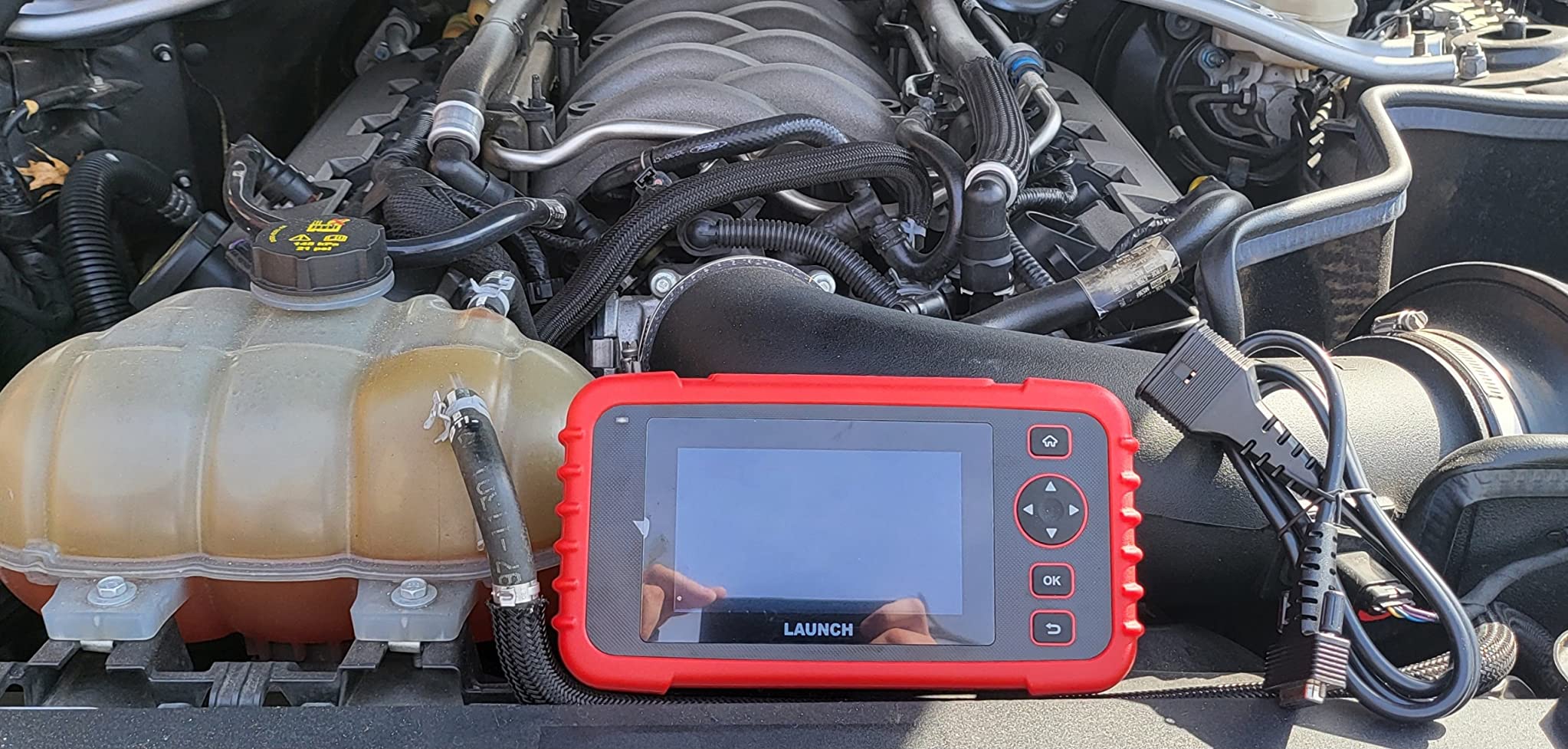 Launch OBD2 Scanner CRP123X V3.0 Elite,7 Resets Scan Tool,Lifetime Update customer photo 1
