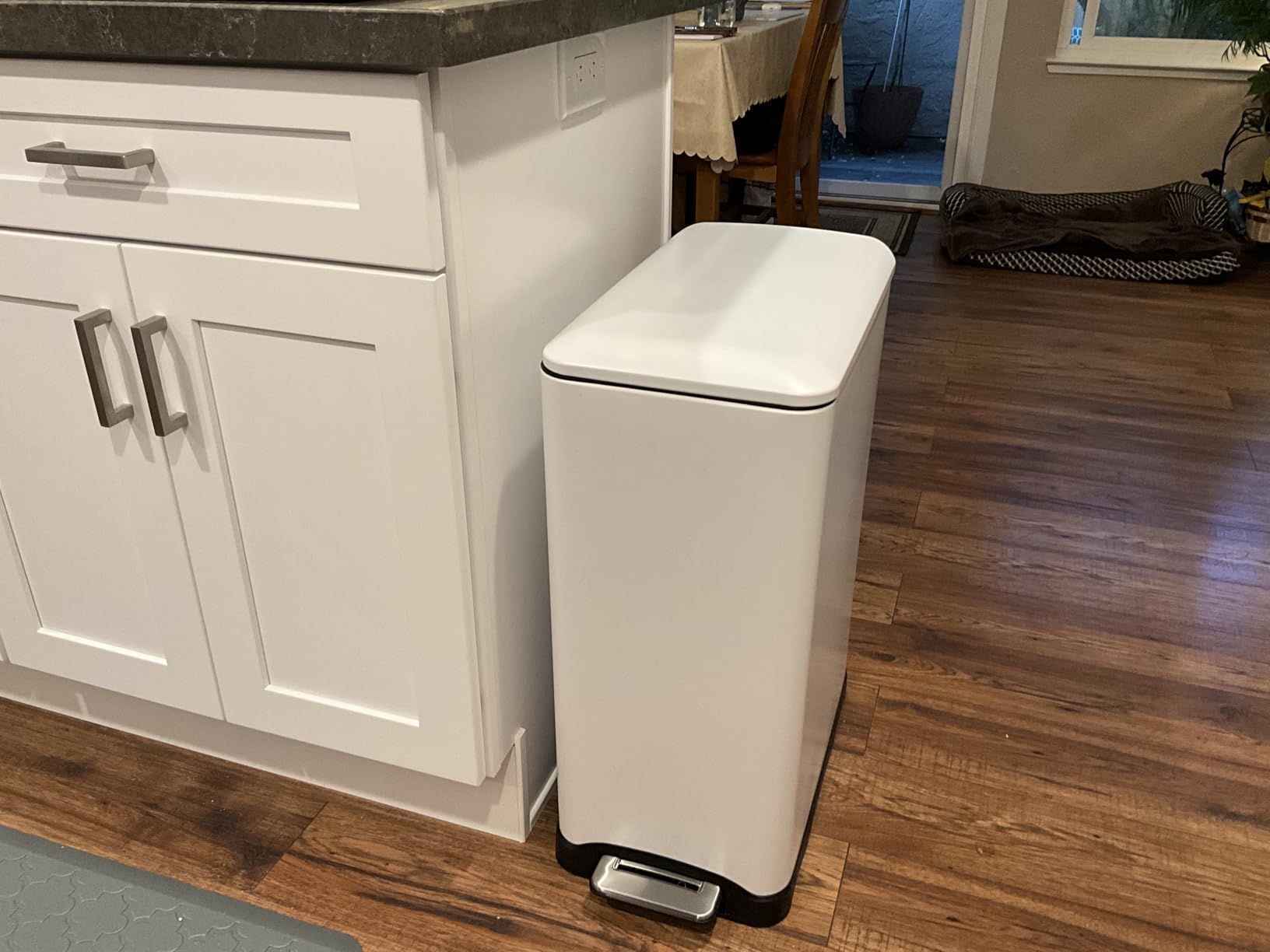 Home Zone Living 13 Gallon Kitchen Trash Can with Dual Compartments customer photo 2