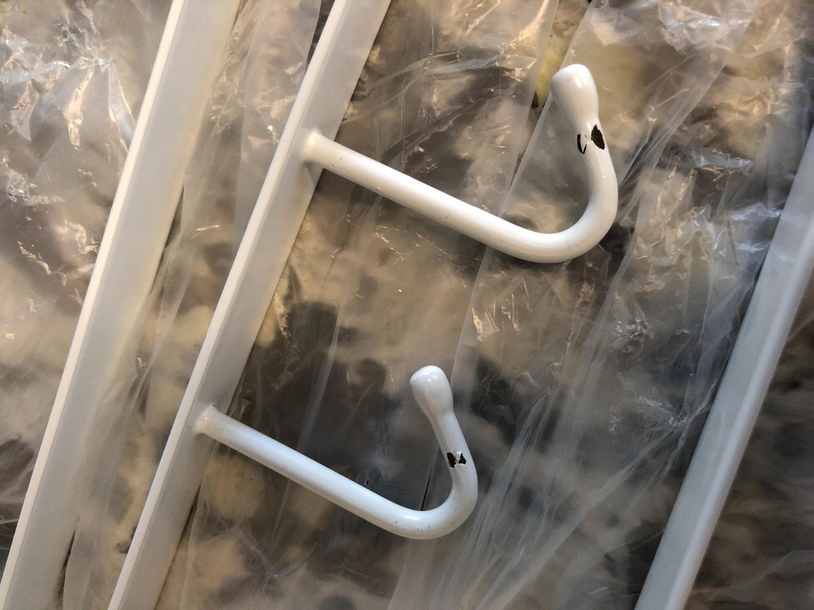 3 Pack White Under Cabinet Mug Holder, Cup Rack For 1 Inch Shelves customer photo 1