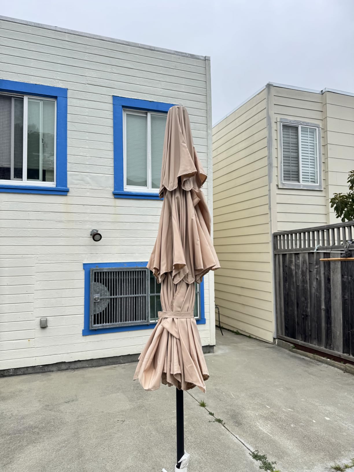 PHI VILLA 10ft Outdoor Patio Umbrellas, 3 Tier Vented Table Umbrella, Navy customer photo 2