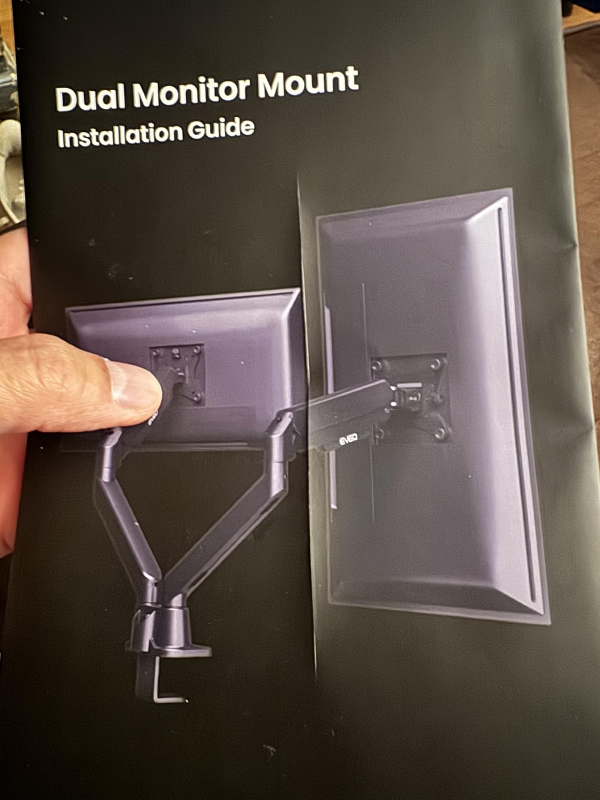 EVEO Premium Dual Monitor Mount 14