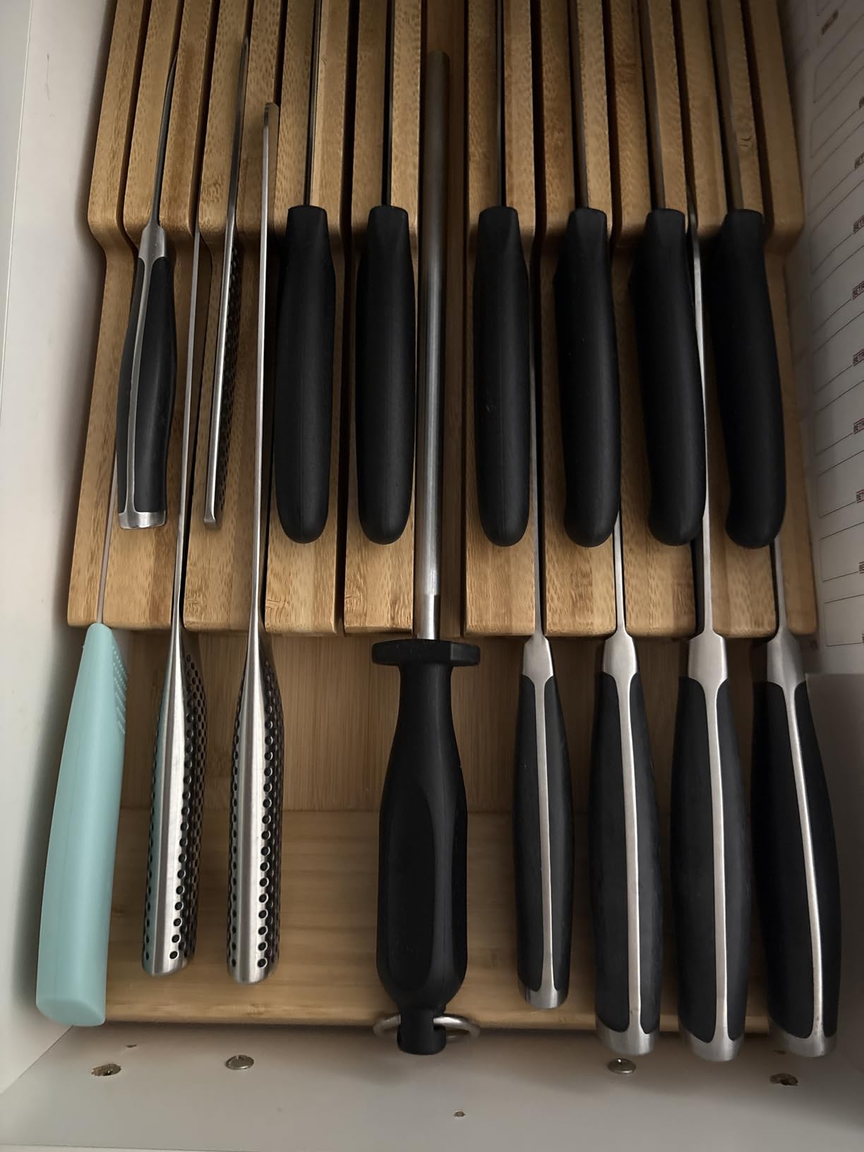 NIUXX Bamboo In-Drawer Knife Block Set for 16 Knives(Not Included) customer photo 2