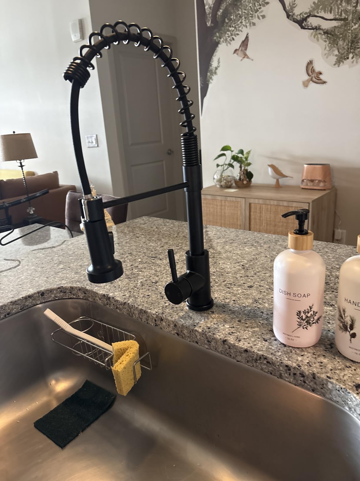 GIMILI Black Kitchen Faucet with Pull Down Sprayer customer photo 2